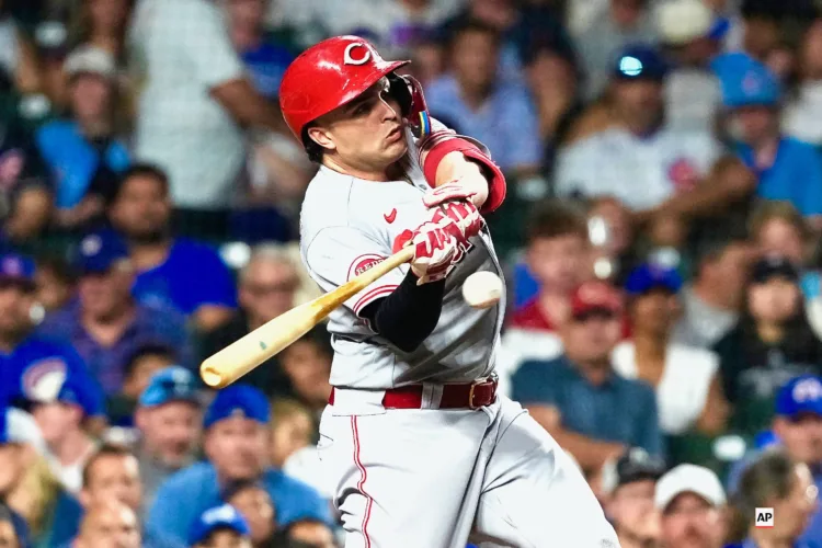 Stewart’s power surge lifts Reds past Cubs, 7-5